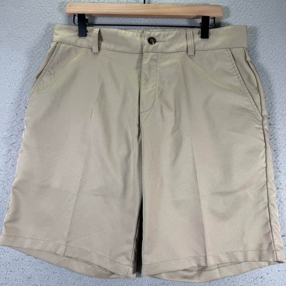 adidas Other - Adidas‎ Climalite Chino Shorts Mens 32 Khaki Golf Active Lightweight Sportswear